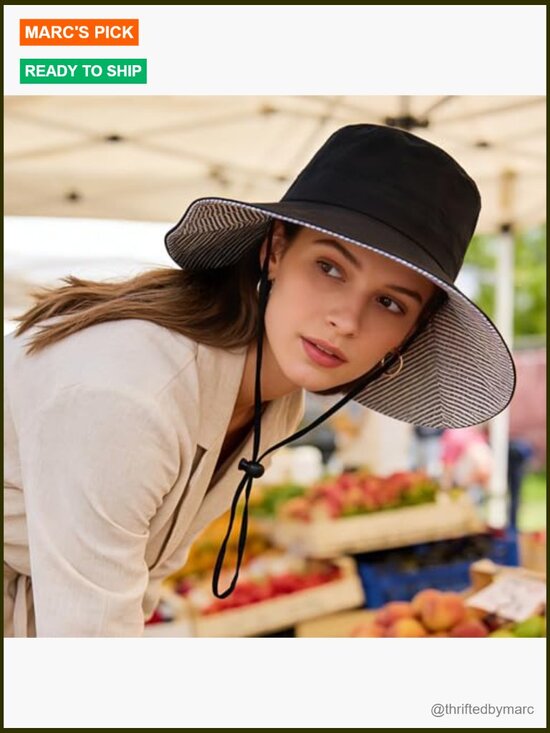 Women\'s Wide Brim Sun Hat UPF 50+ Foldable Beach Travel Hat